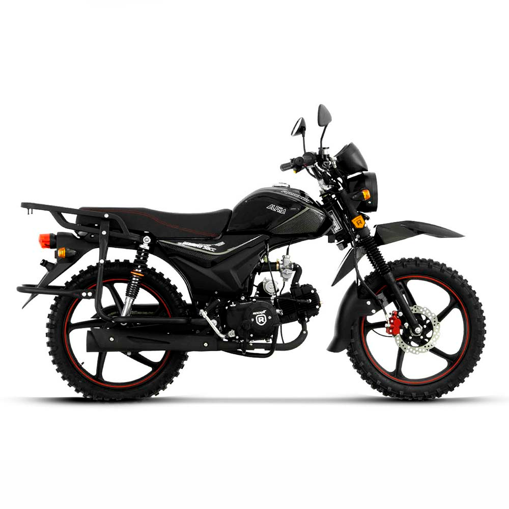 Мопед ROCKOT ALPHA OFFROAD M-12 (черный глянцевый)