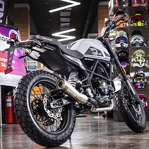 >!<Мотоцикл дорожный ROCKOT SCRAMBLER (серый)