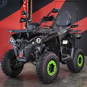 Снегоболотоход (квадроцикл) GLADIATOR (Mikilon) F200 LONG (черный) с ПСМ